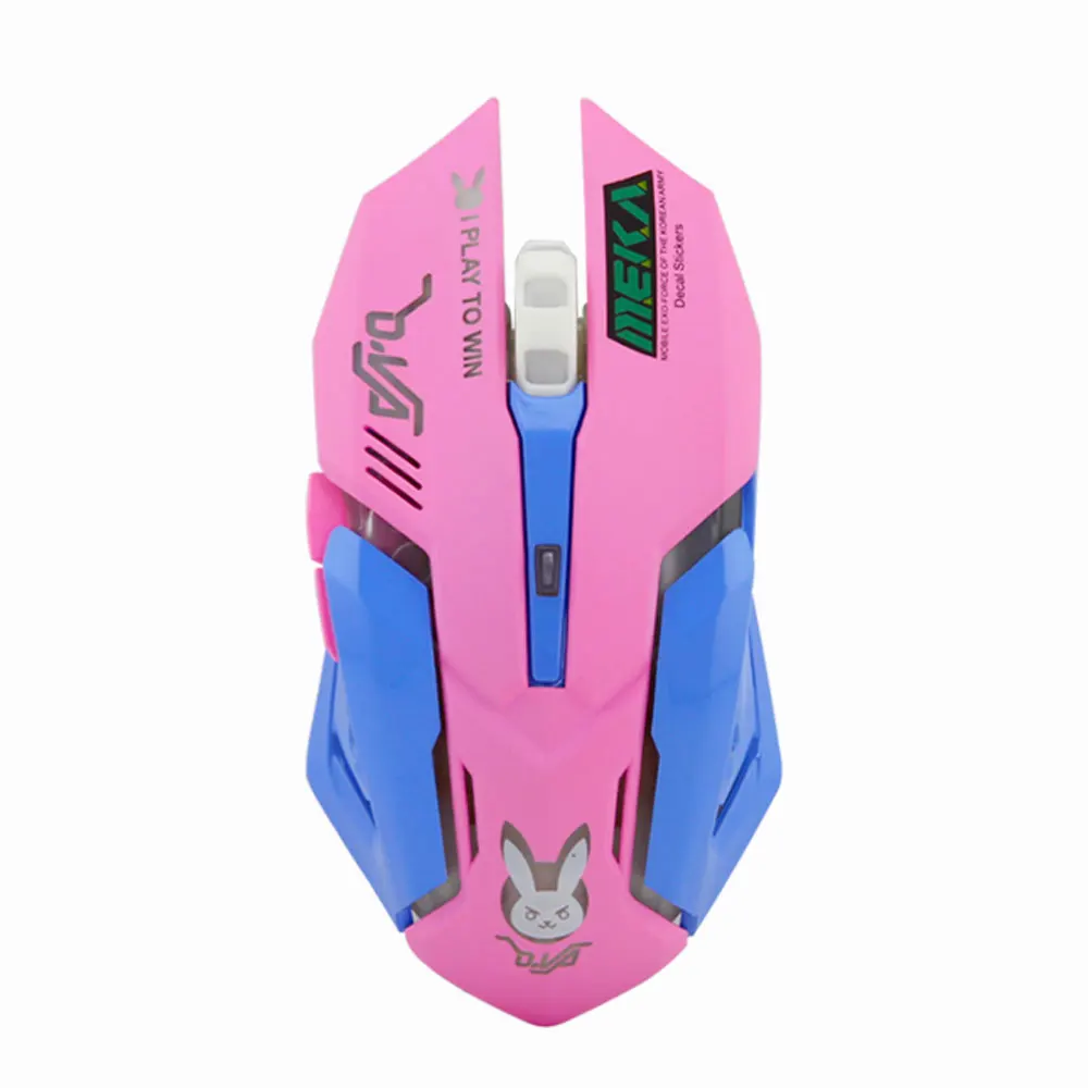 Gaming Wireless Mouse Optical Computer 2400 DPI Colorful Backlit Silent For PC Laptop Desktop | Компьютеры и офис