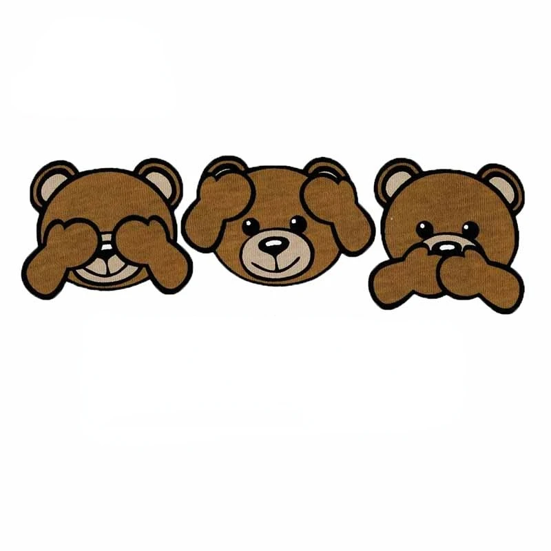 

Classic Cartoon Bear Logo Car Sticker Motorcycle Door Computer Bumper Vinyl High Quality Waterproof Laptop Decal Kk13*13cm
