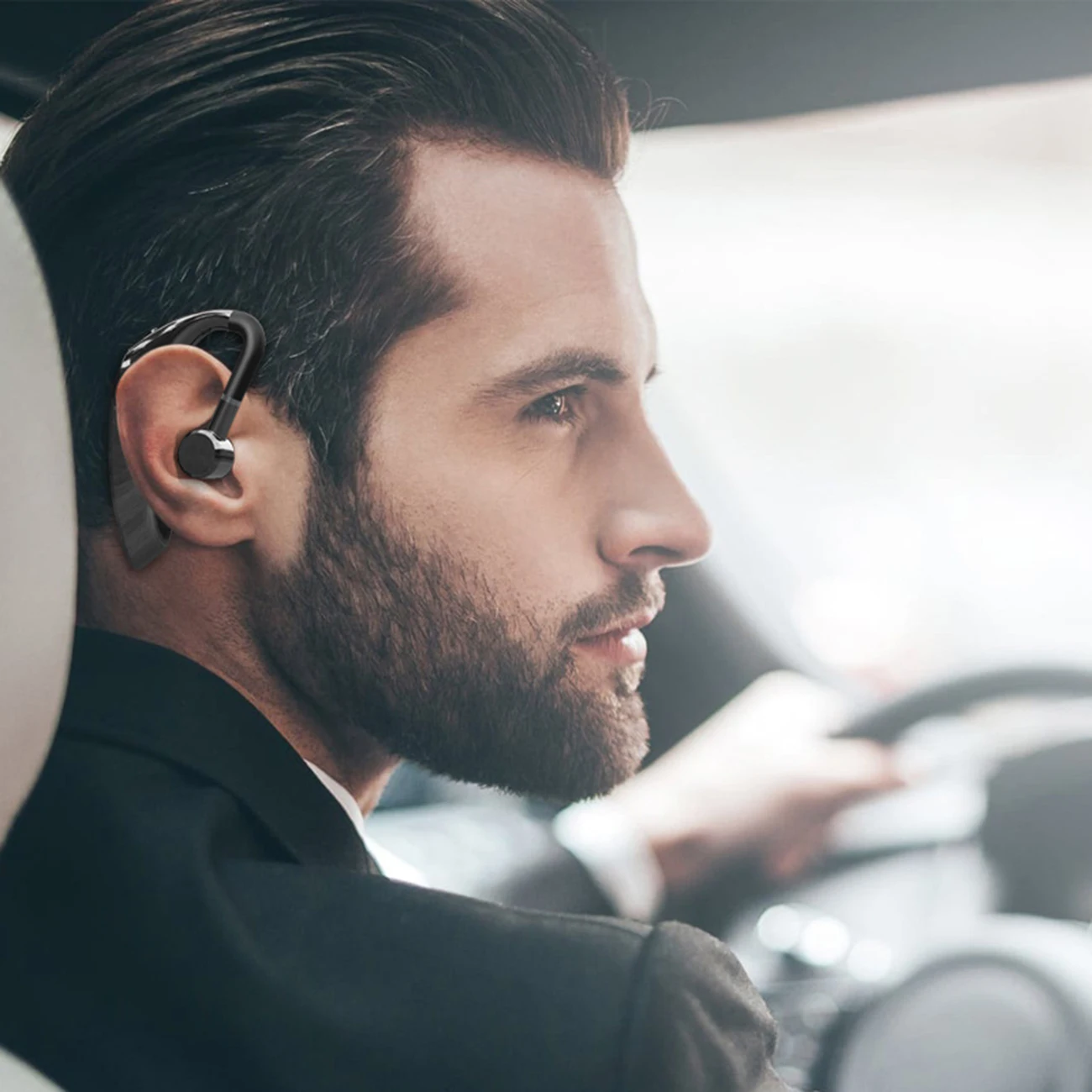 

TWS Bluetooth 5.0 Headset Wireless HiFi Stereo Headphones Hands-free Business Earbuds Earphones Ear Hook Touch Control Meeting