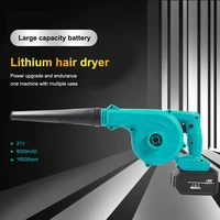 nobattery rechargeable blower makita 21v dedicated cordless blower air flow adjustment vacuum cleaner electric tool dropshipping