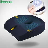 purenlatex car seat cushion memory foam coccyx orthopedic chair cushion relief pain sciatica for office home ergonomic protect