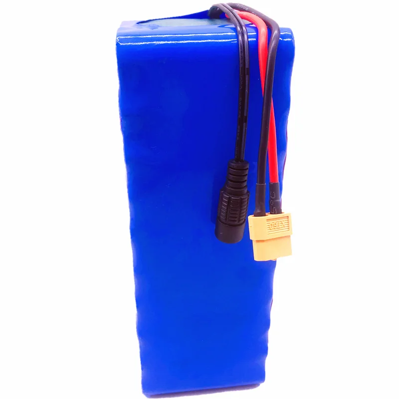 

XT60 interface 36V battery 10S4P 60Ah battery pack 1000W high power battery 42V60000mAh Ebike electric bike BMS + 42v charger