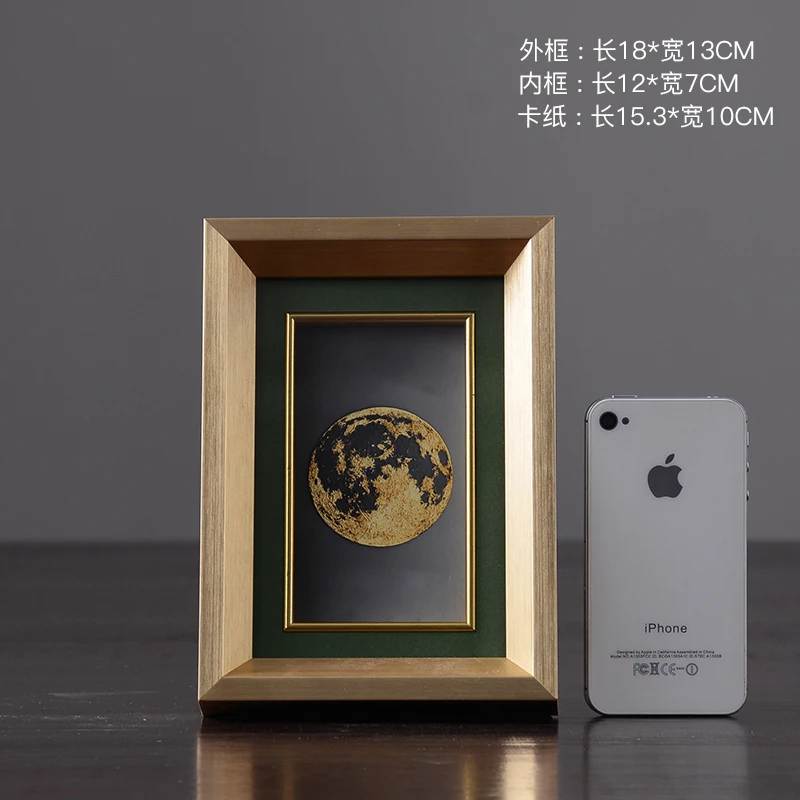 

Роскошный настольный стол с золотистой рамкой в европейском стиле, 6 дюймов, 7 дюймов, 10 дюймов, большие декоративные украшения