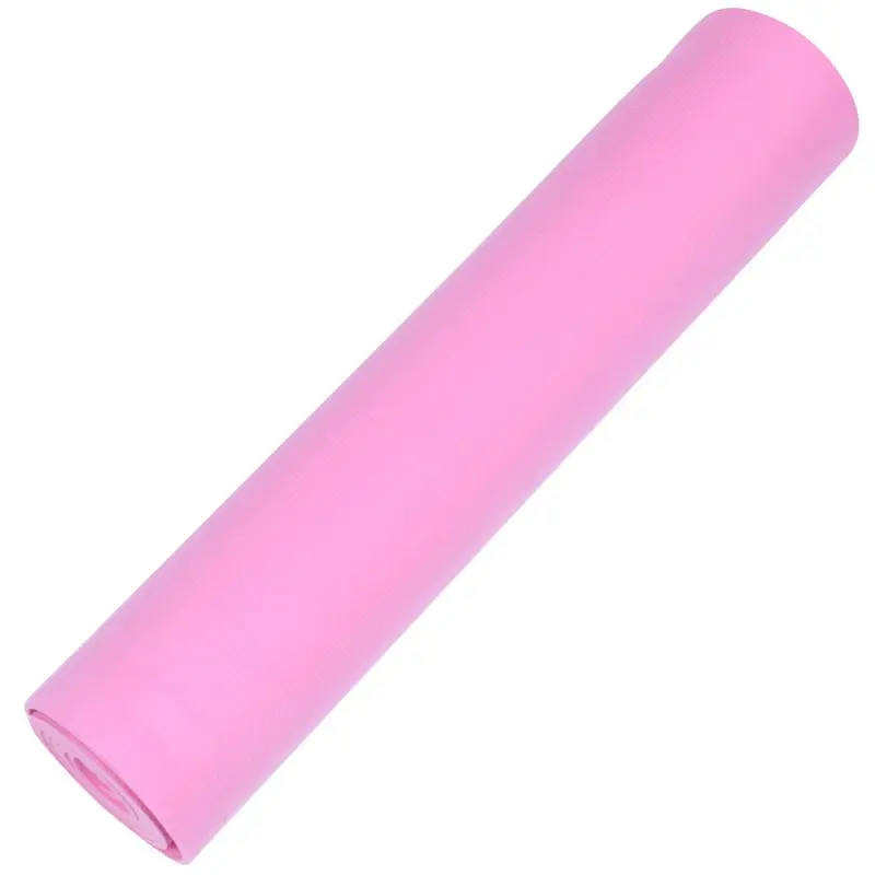 6 мм толстый нескользящий коврик для йоги пилатеса фитнеса (розовый) 173*61