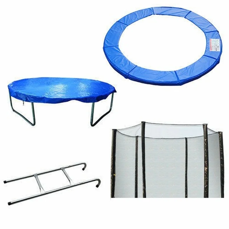 

Trampoline Safety Pads Pading Net Rain Cove Ladder 8/10 FT Pad Net Rain Cover Ladder Outdoor Furniture