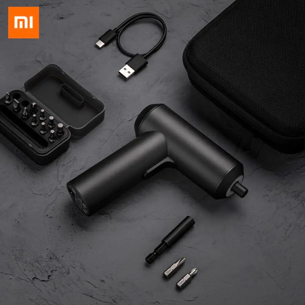 Оригинальные электрические отвертки Xiaomi Mijia 12 в 1 беспроводные 2000 мАч USB