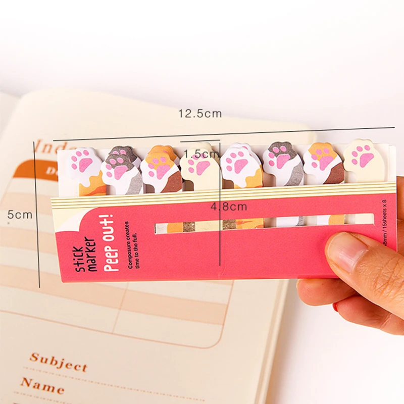 

Cute Cartoon Memo Pad Cartoon Animals Musical Paper Sticky Notes Writiing Pads For Girls School Stationery