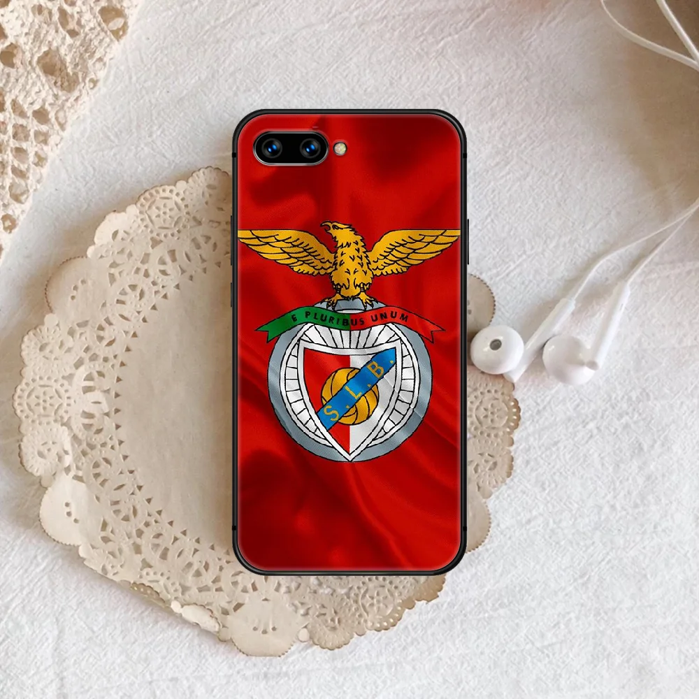 

Portugal football Benfica Phone Case Cover Hull For honor 7a 8 8s 8a 8x 9 9x 10 20 i Lite Pro black Prime Soft Shell Painting