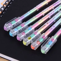 color changing highlighter 6 pensset round tip cute and lovely pen design ygb00033