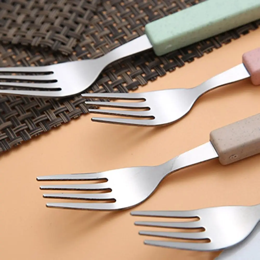 3 шт./комплект дорожные столовые приборы из нержавеющей стали|Столовые сервизы| |