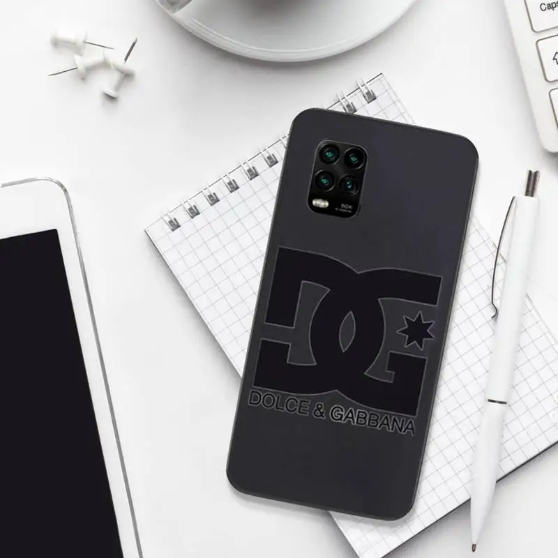 

Italian Fashion Design Brand DG Phone Case For Xiaomi 8 9 Se 10 10pro Note 2 3 10 MIX2 S MAX2 3 F1 5X