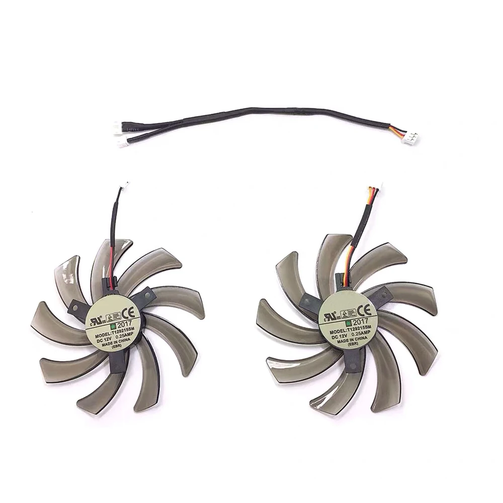 Вентилятор охлаждения для видеокарты GIGABYTE GTX660Ti/GTX650 2Pin/3Pin/T129215SM 12 В/0 25 А|Запасные