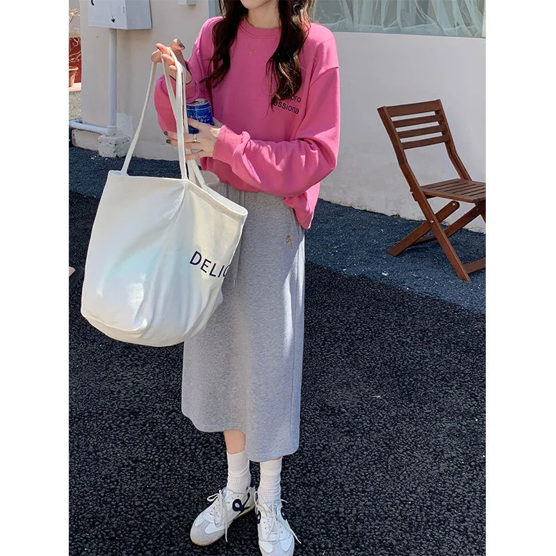 Повседневный свитер с принтом для женщин новинка 2021 | Женская одежда