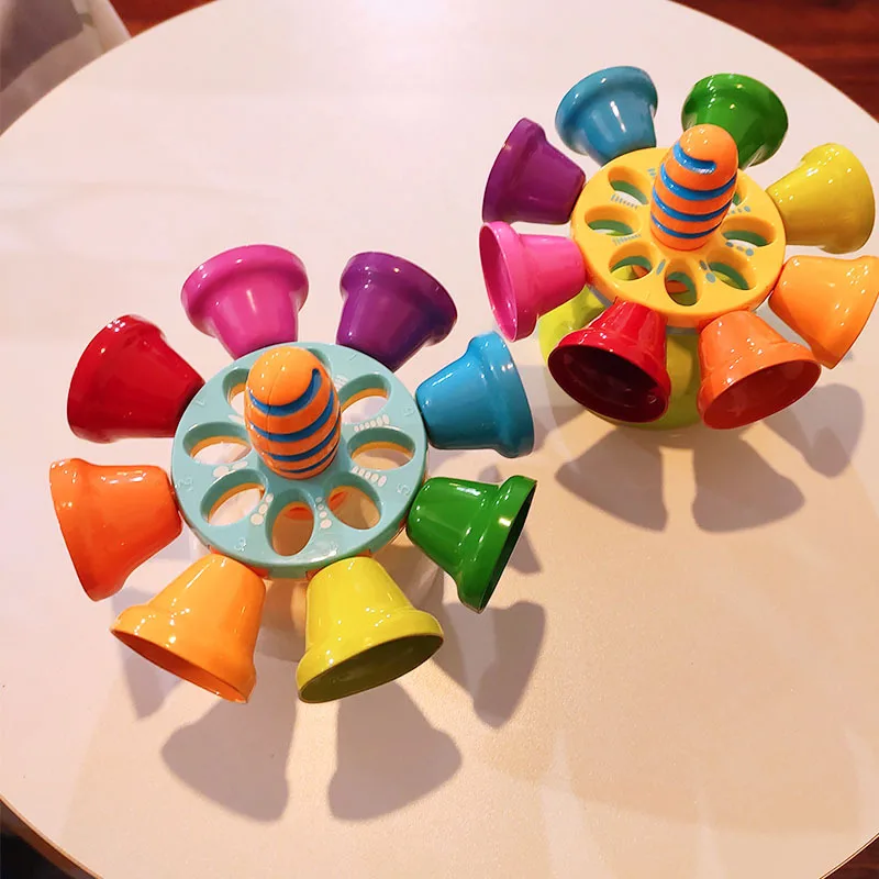 

Baby 8-Note Xylophone Musical Instruments Toys Color spinning Bell Children Percussion instrument toy kid music sense learning