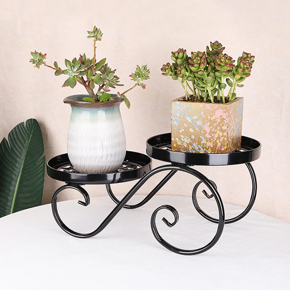 

Plant Stand Pot Holder Window Flower Rack Shelf Nordic 10 Inch Metal Home Decor Wrought Iron Multi-storey Indoor Green Shelving