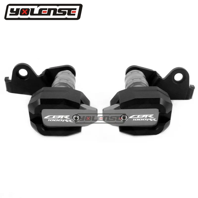 Titanium Для HONDA CBR1000RR CBR 1000RR 2012- 2013 мотоциклетные защита от падения рамка ползунок обтекатель защита Краш протектор - Цвет: Titanium