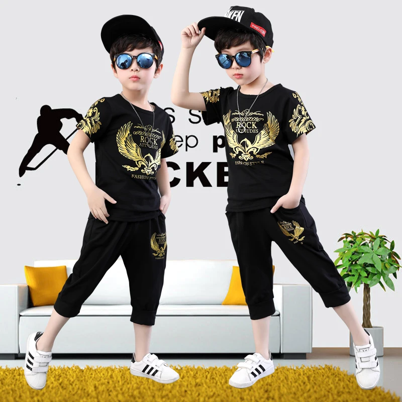 Футболка и штаны хлопковые летние для мальчиков 5 8 10 12 лет |