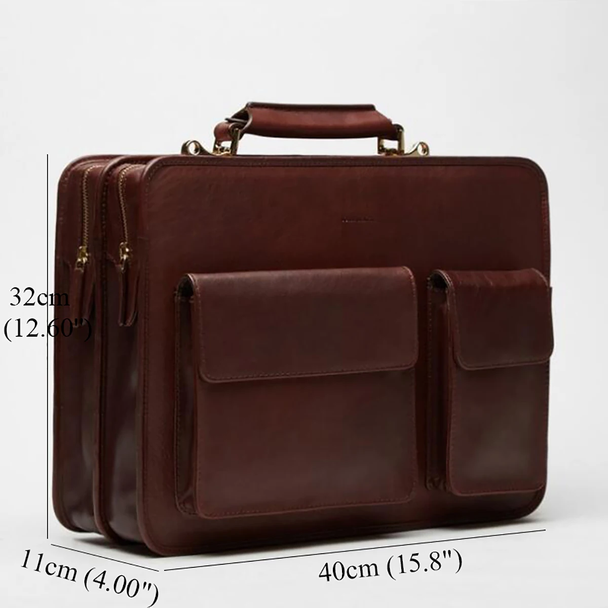 

Men's Multifunctional Briefcase PU Leather Multi-pocket Handbag Anti-theft Business Shoulder Crossbody Bag Parcel Document Bags