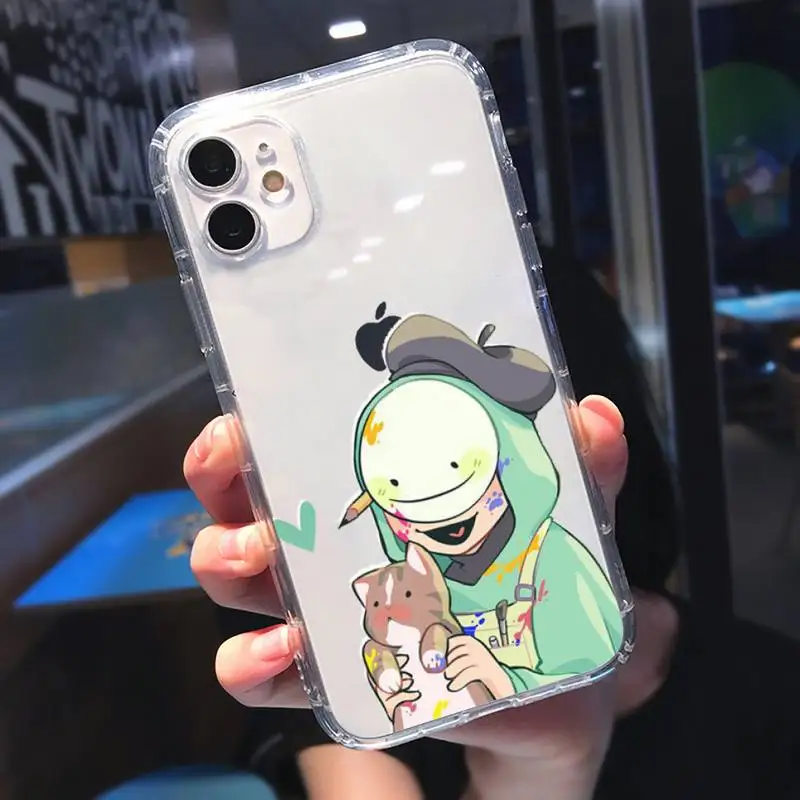 

Dream Smp Japanese manga anime Phone Case Transparent soft For iphone 5 5s 5c se 6 6s 7 8 11 12 plus mini x xs xr pro max