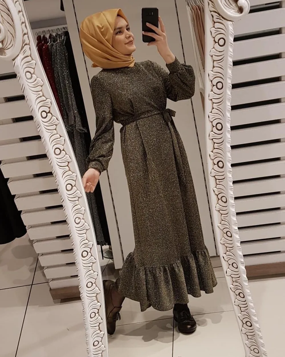 

2020 Ramadan Eid Mubarek Dubai Abaya Turkey Hijab Muslim Dress Women Kaftan Dresses Islam Clothing Robe Femme Ete Musulmane