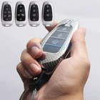 Чехол для автомобильного ключа из цинкового сплава и ТПУ, чехол для ключа для Hyundai Sonata Tucson Solaris I30 Grand Look 2019 2020 MPV, дистанционное управление без ключа