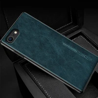 genuine oil wax leather phone case for iphone se 3 2022 se 2020 12 11 13 pro max 13 mini 7 8 x xr xs max 8 plus se luxury cover
