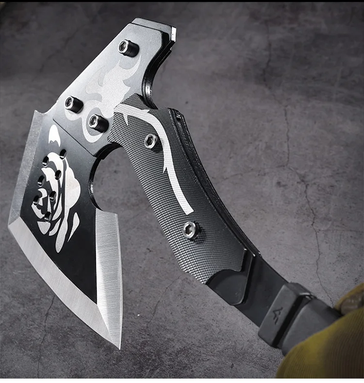 Новый топор в форме розы тактический Tomahawk армейский для охоты кемпинга выживания