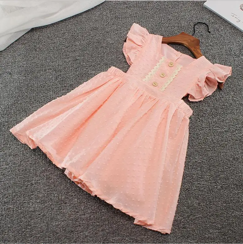 Детское Хлопковое платье-пачка с рукавами на День святого Валентина возраст 2-6