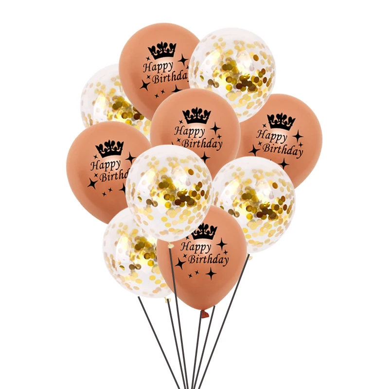 10 шт. латексные шары с конфетти|Воздушные и аксессуары| |