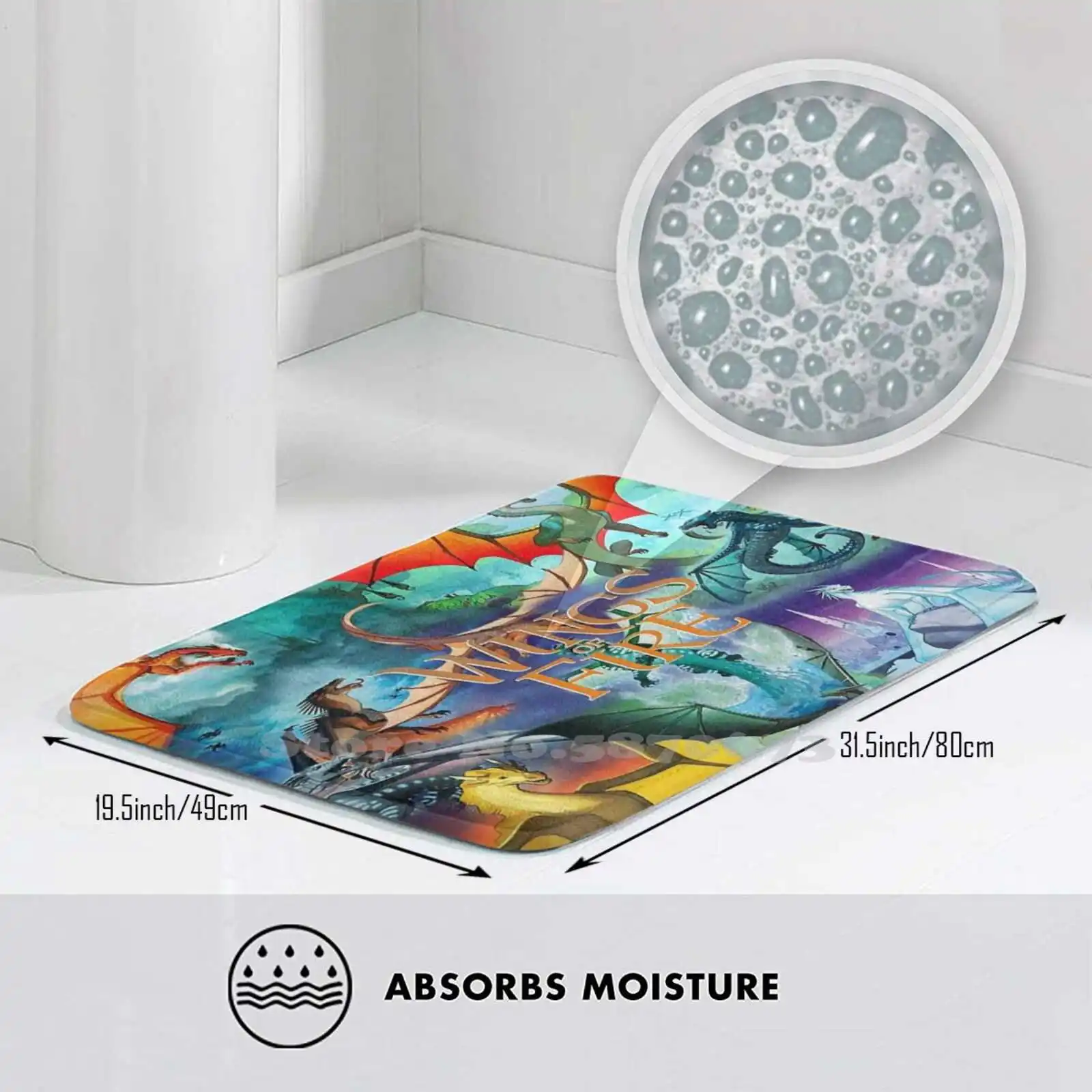 Удобный коврик для дверей ног огненного дракона | Дом и сад