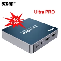ezcap 320 b real 4k hdmi game capture card video live streaming record in 4k30p hd 1080p 60fps 120hzhdr pass throughno latency