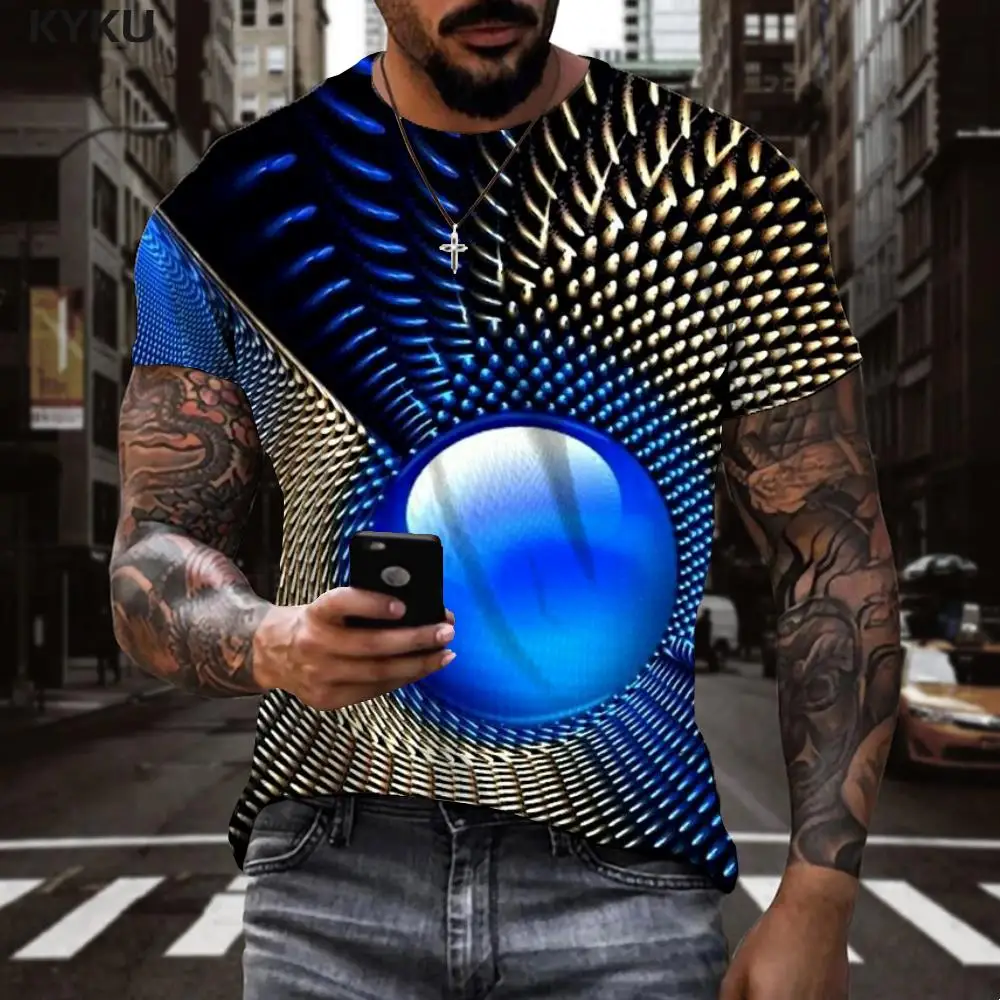 

Футболка мужская трехмерная с принтом вихревого аниме, Повседневная рубашка с коротким рукавом, с головокружением, в стиле Харадзюку, в сти...