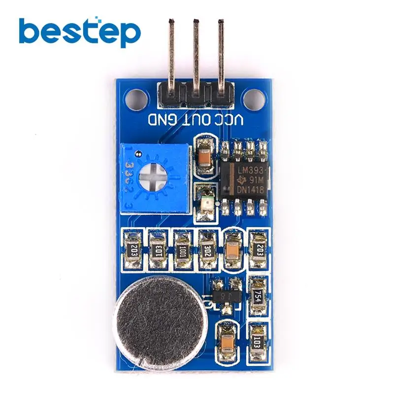 Микрофон Датчик обнаружения звука модуль звуковой датчик для умного