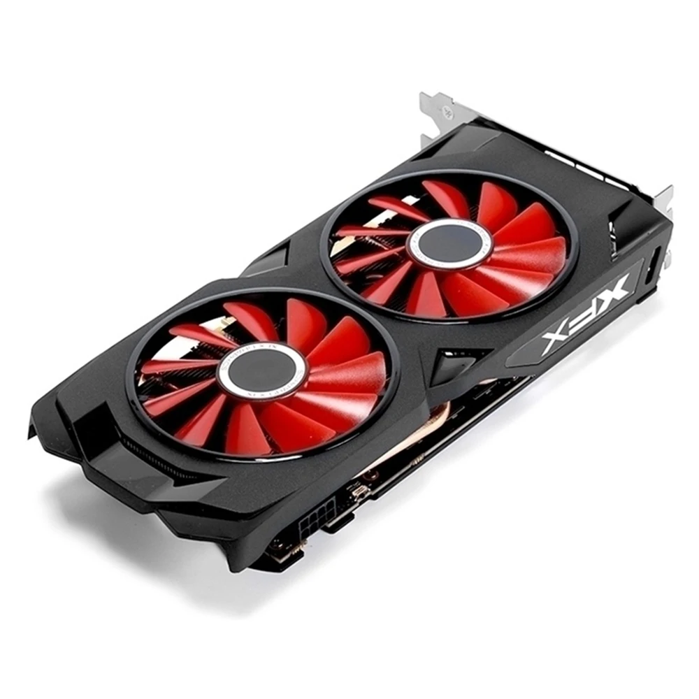 Видеокарта XFX AMD GPU Radeon RX 580, 4 ГБ DDR5, RX580, 4 Гб, 256Bit, настольная видеокарта для ПК, игровой компьютер, геймер, используемые карты