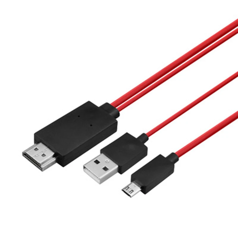 Горячий 1080P Full HD Micro USB к HDMI кабель для телефона выход аудио адаптер HDTV 5Pin 11pin Samsung