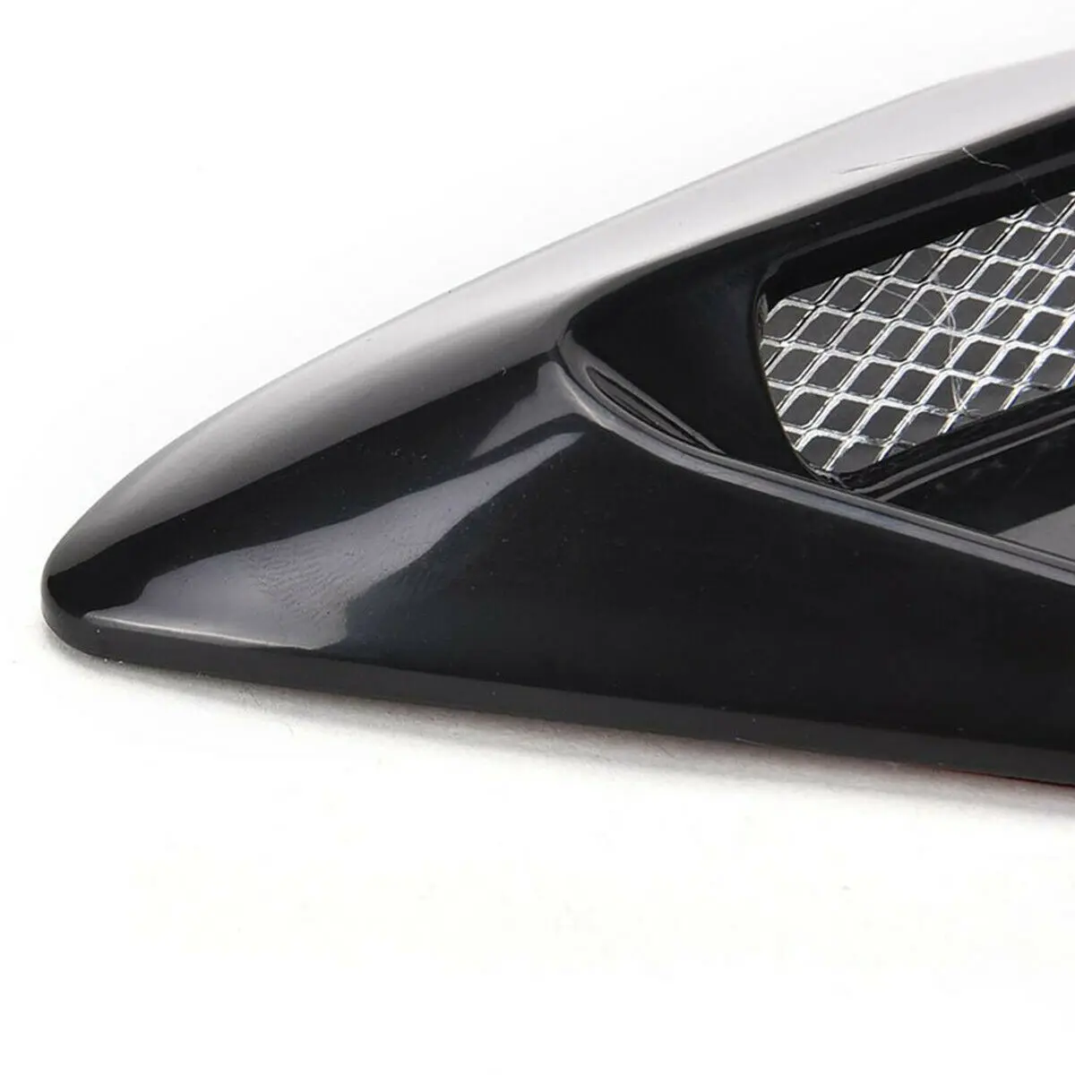 

2pcs ABS Plastic Car Side Vent Air Flow Fender Intake Sticker Shark Gills Side Vent Sticker Car Simulation Side Vents Decorative