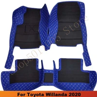 for toyota wildlander 2020 car floor mats custom fit carpets floor liner front rear pads waterproof interior accessories