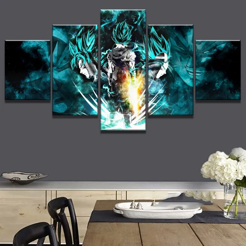 

Canvas Painting Wall Decor 5 Pieces Anime Poster Wall Art for Home Decorations Artwork