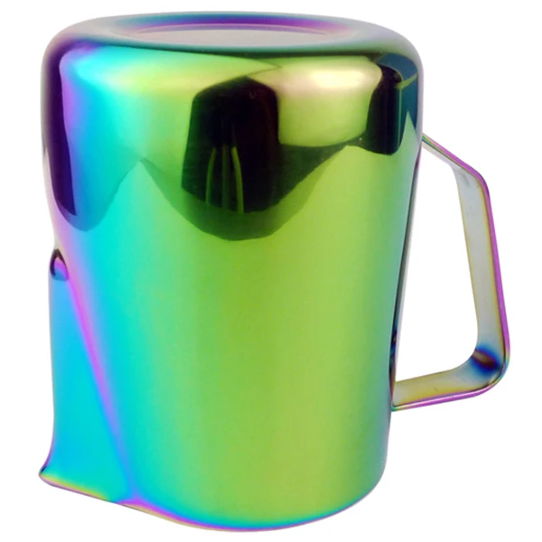 Молочный кувшин для взбивания пены из нержавеющей стали кружка цветов