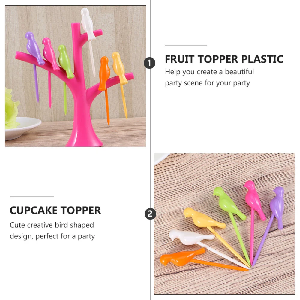 

3 Sets of Fashion Appetizer Pick Toothpick for Dessert Sandwich Fruits