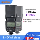 Беспроводная вспышка GODOX TT600 TT600S, 2,4 ГГц, для цифровых зеркальных камер Canon, Nikon, Pentax, Olympus, Fuji, Sony