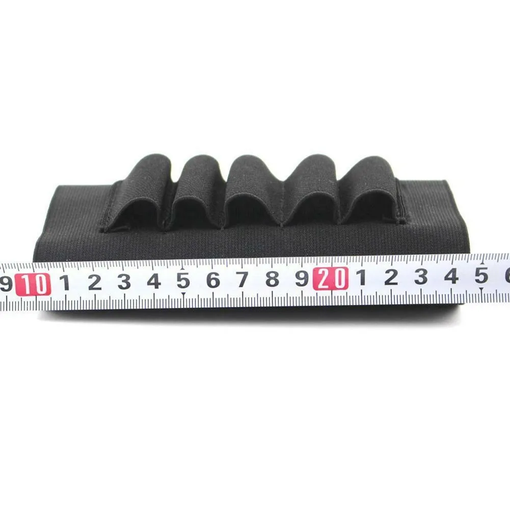 

15cm X 9cm Buttstock Shell Holder Elastic Cloth Hunting Sporting Goods