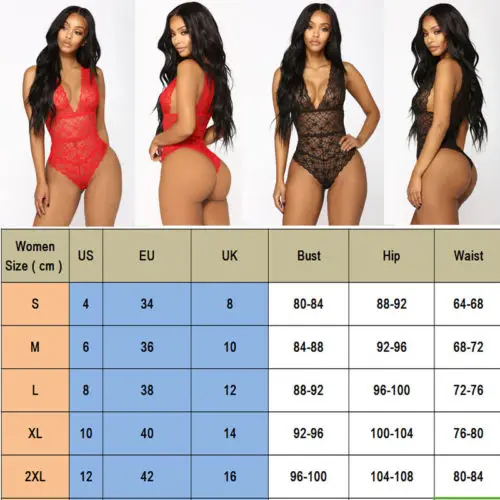 

Hot Sale Women Black V-Neck Lace Sexy Exotic Lingerie Underwear Body Femme Exotic Apparel Babydoll G-String One Piece Nightwear