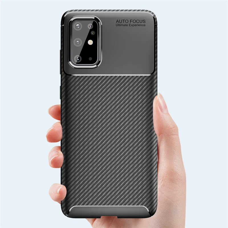 For Samsung Galaxy S20 Plus Case For Samsung S20 Plus Bumper Soft Carbon Fiber Cover For Samsung Galaxy S20 Plus Phone Case