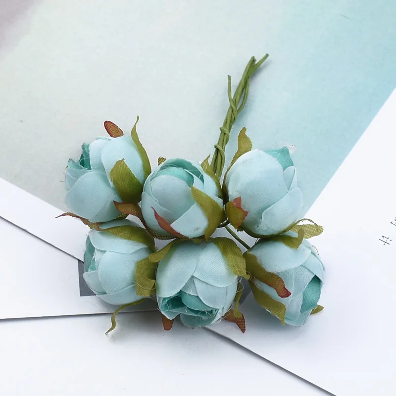 

Искусственные цветы CYJT, шелк, 6 шт.