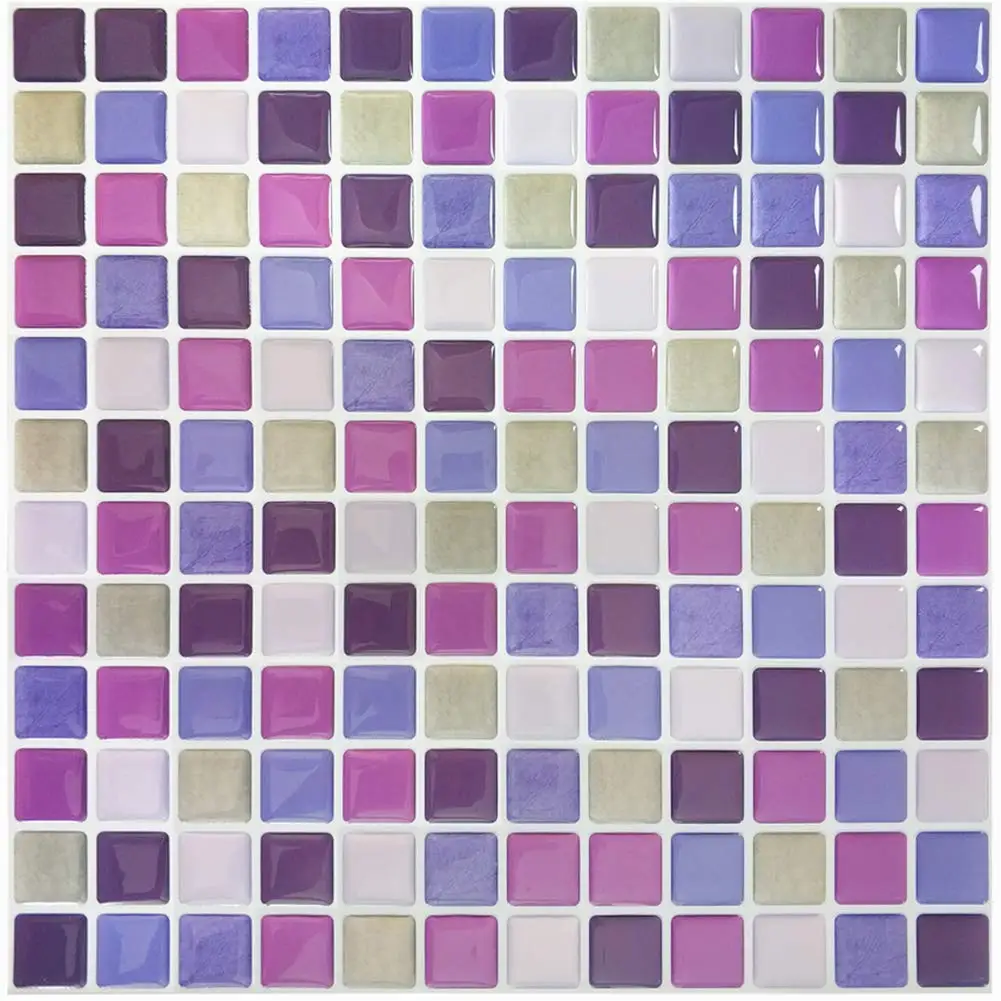 Настоящая 3D мозаичная настенная наклейка обои с отклеиванием и наклейкой