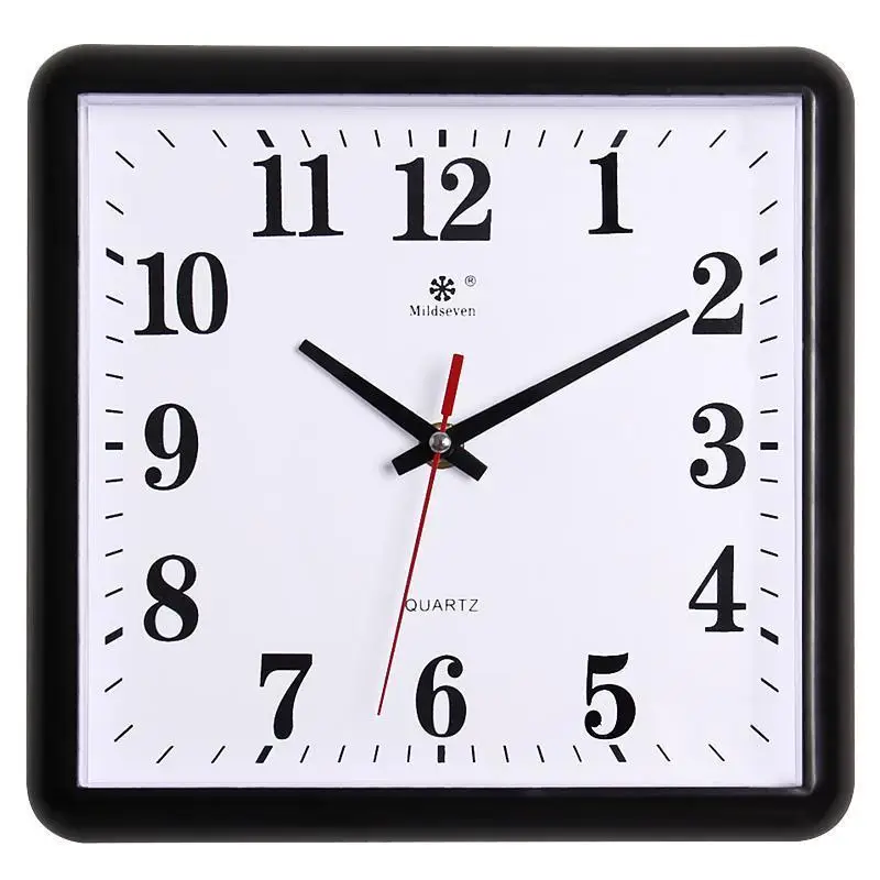 Часы настенные модные простые беззвучные кварцевые для гостиной Маленькая