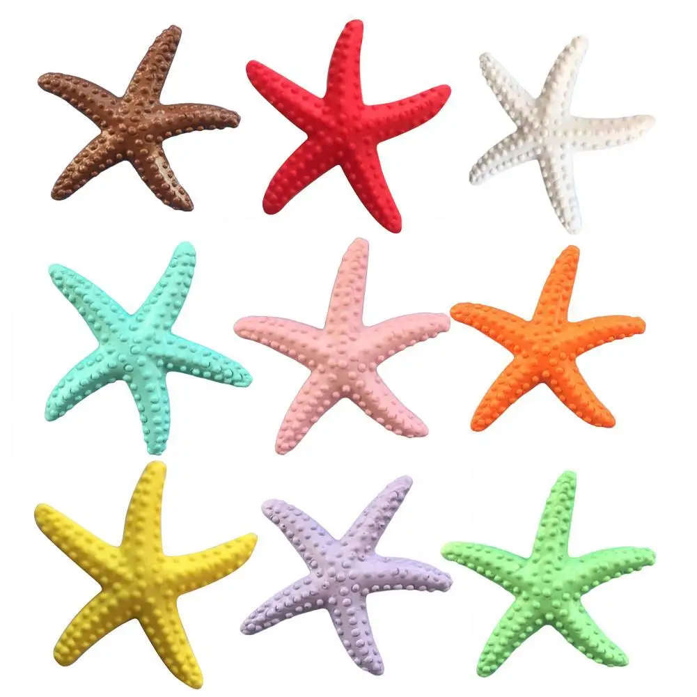 Украшение для стены - имитация морской звезды из реалистичной пластмассы, милый искусственный морской звезды, домашний декор.