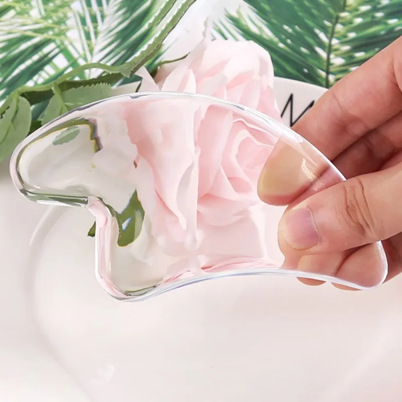 Прозрачная соскабливающая доска треугольной формы массажер для лица Уход за