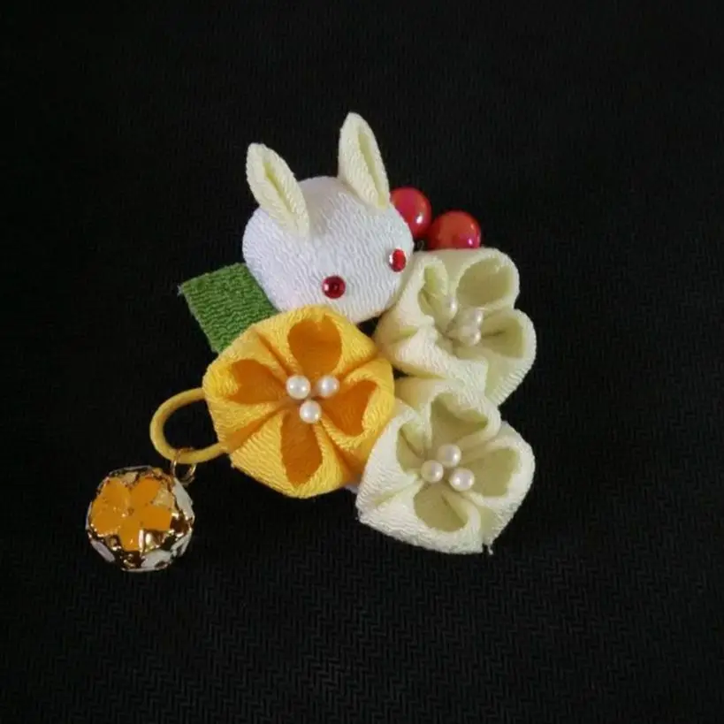 

LALAVARA 10pcs personalized rabbit Sakura barrettes children girls Hair Accessories